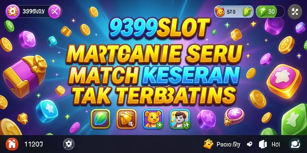Screenshot utama 9399SLOT menampilkan keseruan permainan Match-3.