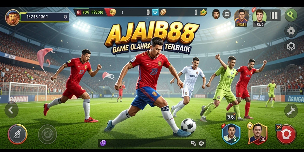 Tampilan gameplay AJAIB88 yang penuh aksi dalam olahraga.