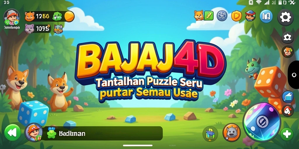 Tampilan gameplay <strong>BAJAJ4D</strong> yang penuh warna dan menantang.