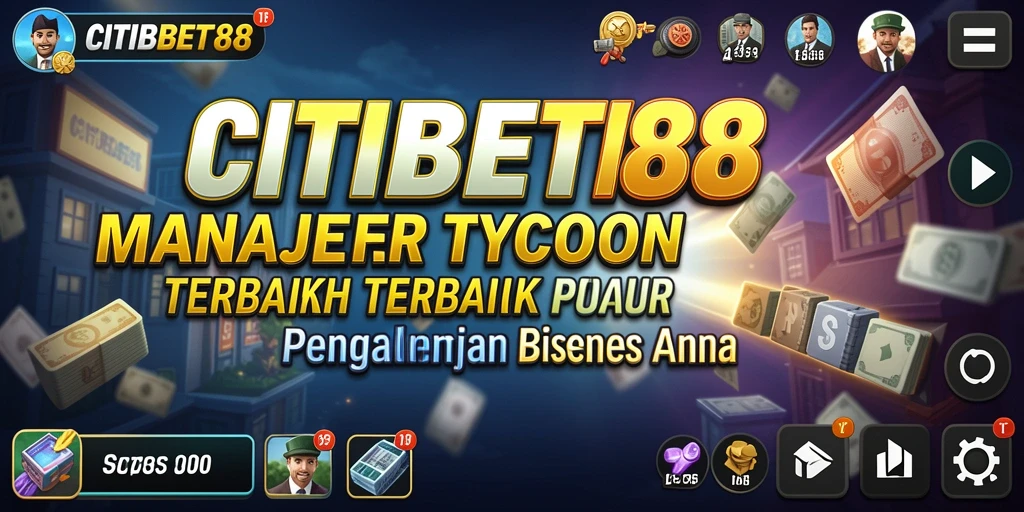Tampilan gameplay CITIBET88 yang menampilkan keseruan manajemen bisnis.