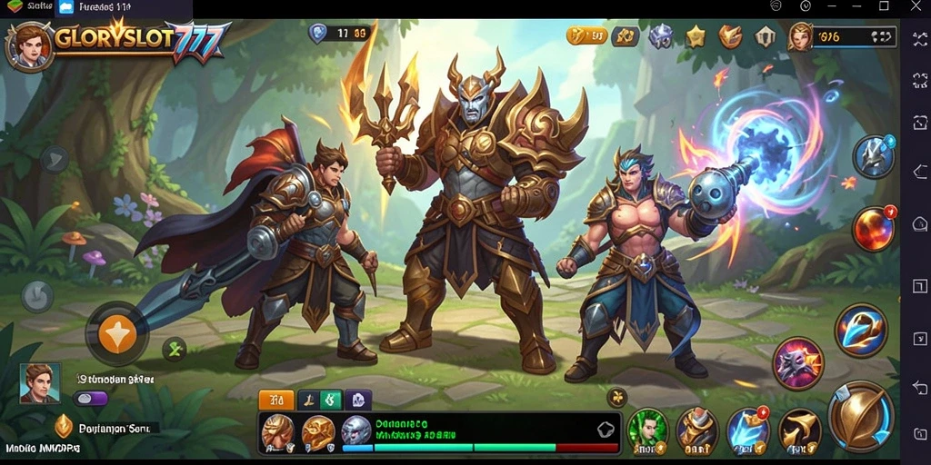 Tampilan gameplay GLORYSLOT777 yang menarik dan penuh aksi.
