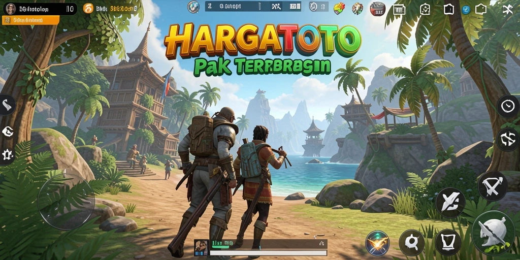 Gameplay HARGATOTO menampilkan petualangan seru di dunia terbuka.