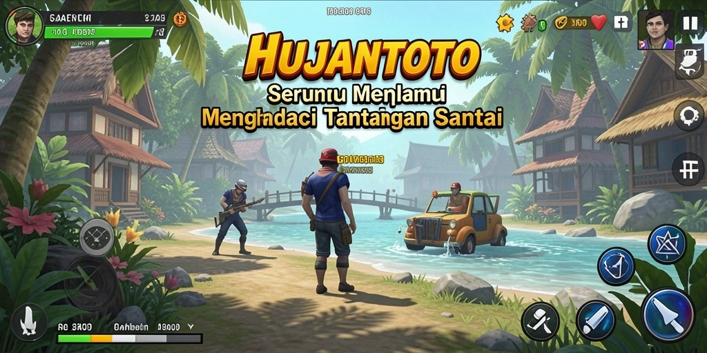 Tampilan seru dari gameplay HUJANTOTO yang menegangkan dan menyenangkan.