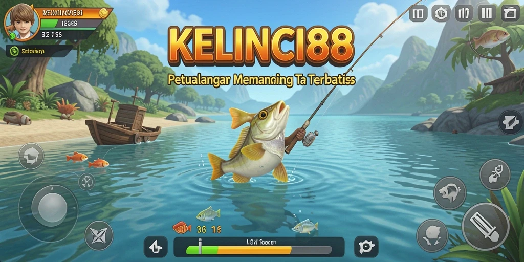 Tampilan gameplay menarik di KELINCI88 dengan berbagai ikan.