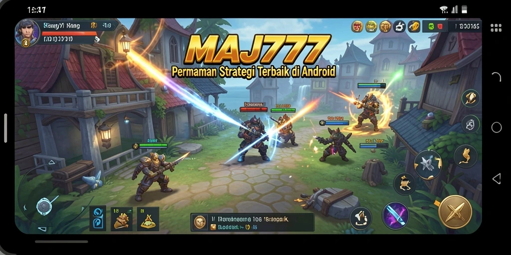 Screenshot gameplay MAJ777 menampilkan aksi strategi yang intens.