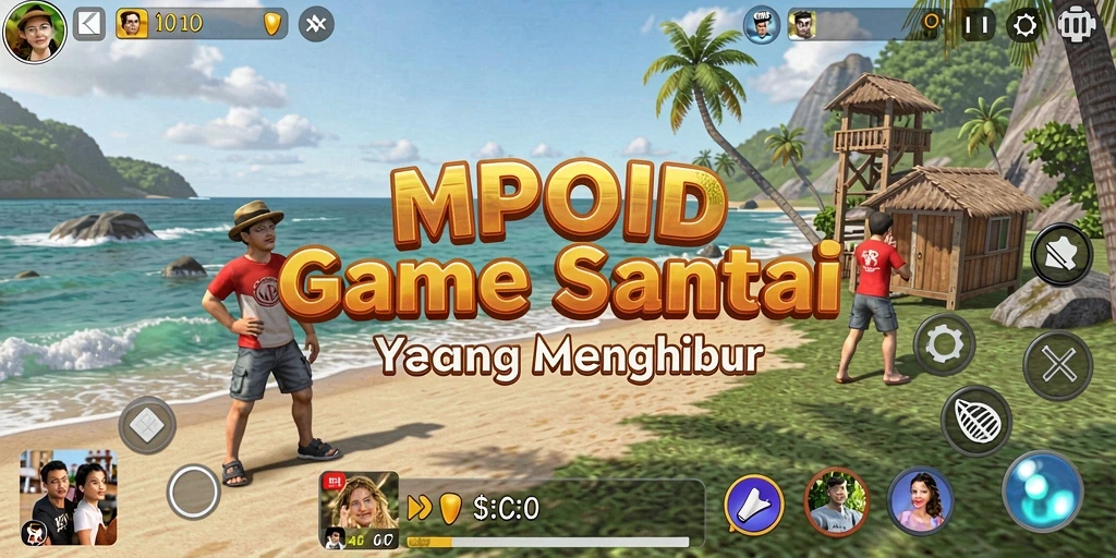 Tampak layar permainan MPOID yang penuh warna dan menyenangkan.