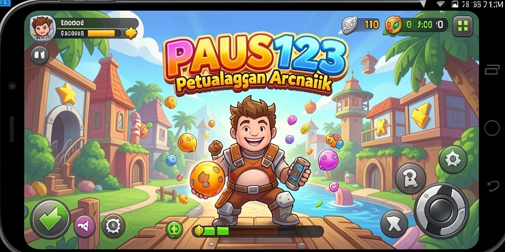 Tampilan gameplay PAUS123 yang seru dan menantang.
