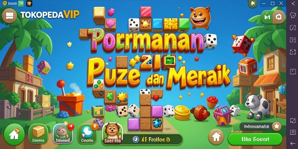 Tampilan gameplay menarik dari <strong>TOKOPEDIAVIP</strong> yang menantang.
