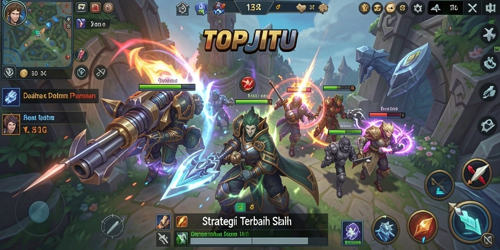 Gambaran menegangkan pertempuran strategi di TOPJITU.