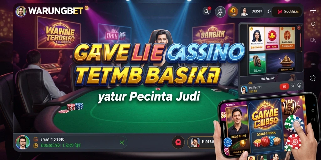 Tampilan gameplay interaktif Live Casino di WARUNGBET.