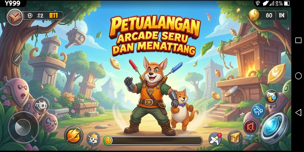 Screenshot gameplay Y89 menampilkan aksi seru dan tantangan menarik.
