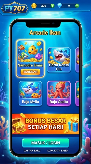 Proses unduh aplikasi yang cepat dan efisien di pt707.